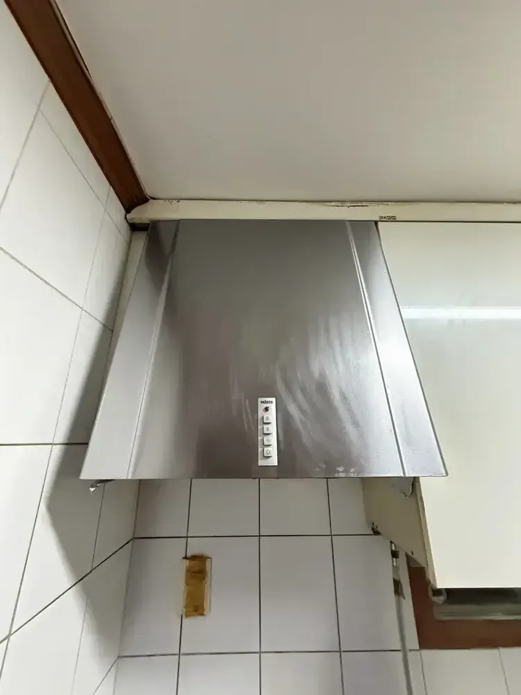 렌지후드 소음 점검 후 마무리 교체 전